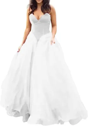 Lemai V Neck Velvet and Tulle Long Ball Gown Corset Formal Evening Prom Dresses