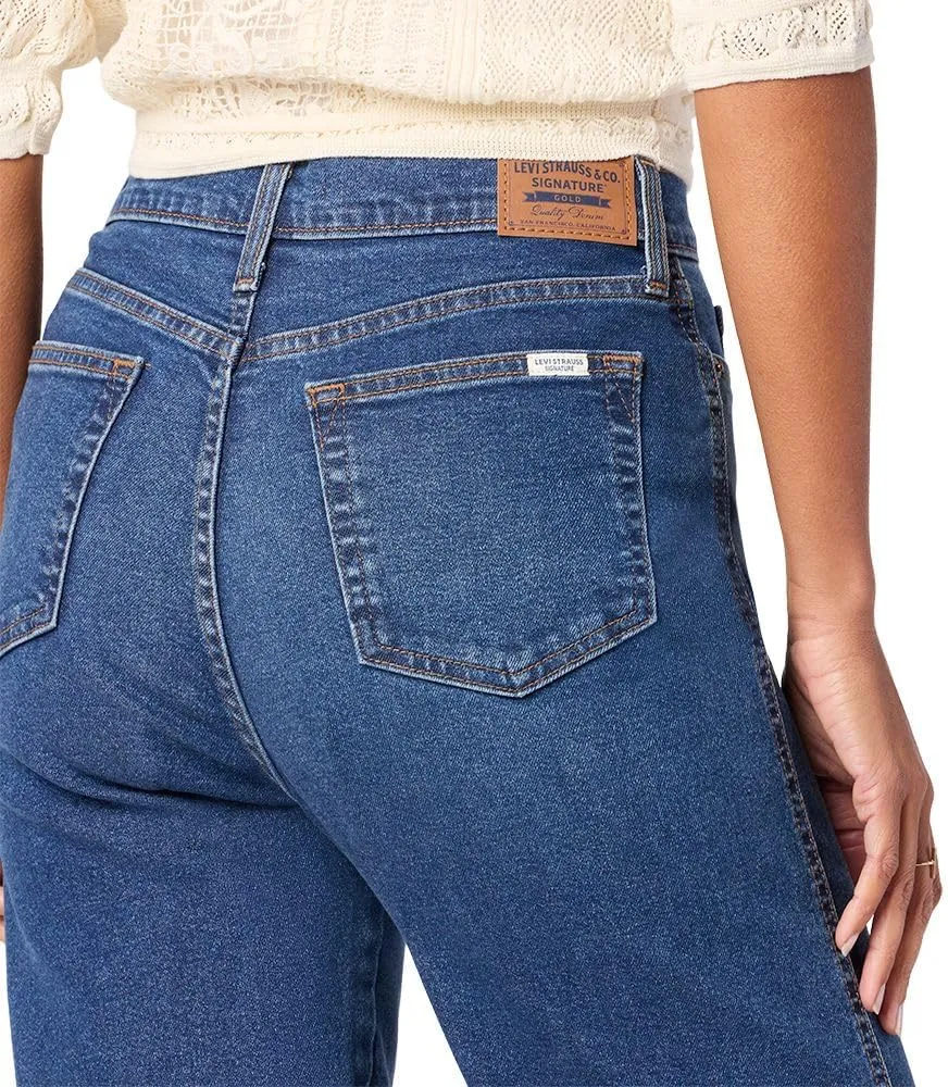 Levi Strauss Signature Gold Women's Size Heritage High Rise Straight (Standard and Plus)