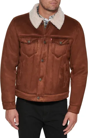 Levi's Men's Faux Leather Classic Trucker Jacket