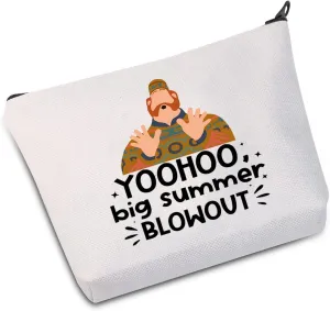 LEVLO Oaken's Cosmetic Make Up Bag Movie Quote Inspired Gift Yoohoo Big Summer Blowout Make Up Zipper Pouch Bag (Yoohoo Big Summer)