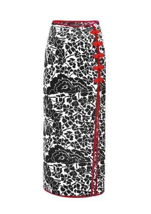 Lexi Skirt Oriental Satin