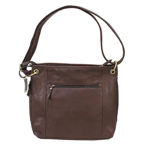 Lg Crossbodystylepurse W-hlstr Chocobrwn