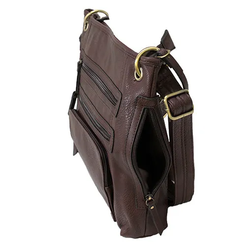 Lg Crossbodystylepurse W-hlstr Chocobrwn