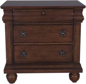 Liberty Furniture Industries Traditions Night Stand, 28" x 17" x 28", Rustic Cherry