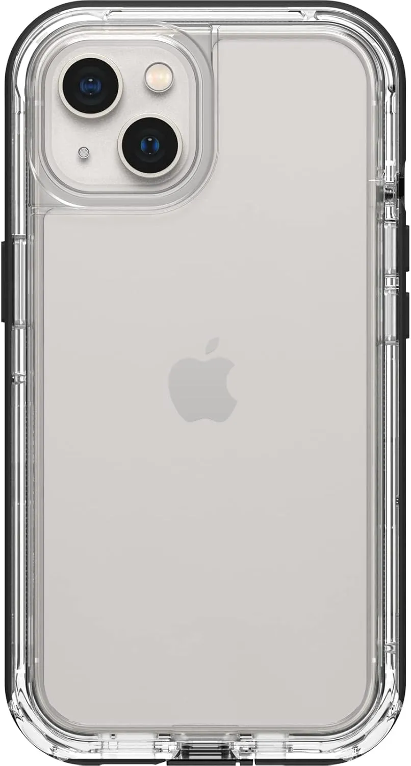 LifeProof 77-85537 for Apple iPhone 13, Slim DropProof, DustProof and Snowproof Case, Next Series, Clear/Black