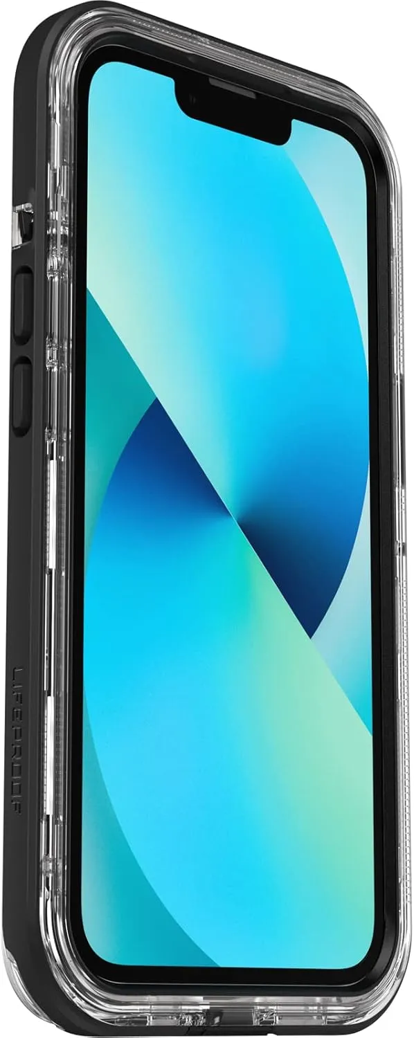 LifeProof 77-85537 for Apple iPhone 13, Slim DropProof, DustProof and Snowproof Case, Next Series, Clear/Black