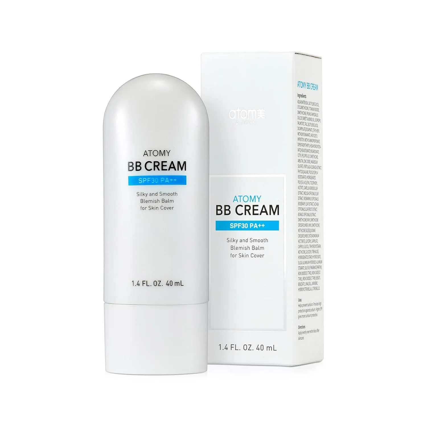 Lightness & Moisturizing & Natural Finish FOR ATOMY BB Cream - 1.4 Fl Oz (Pack of 1)