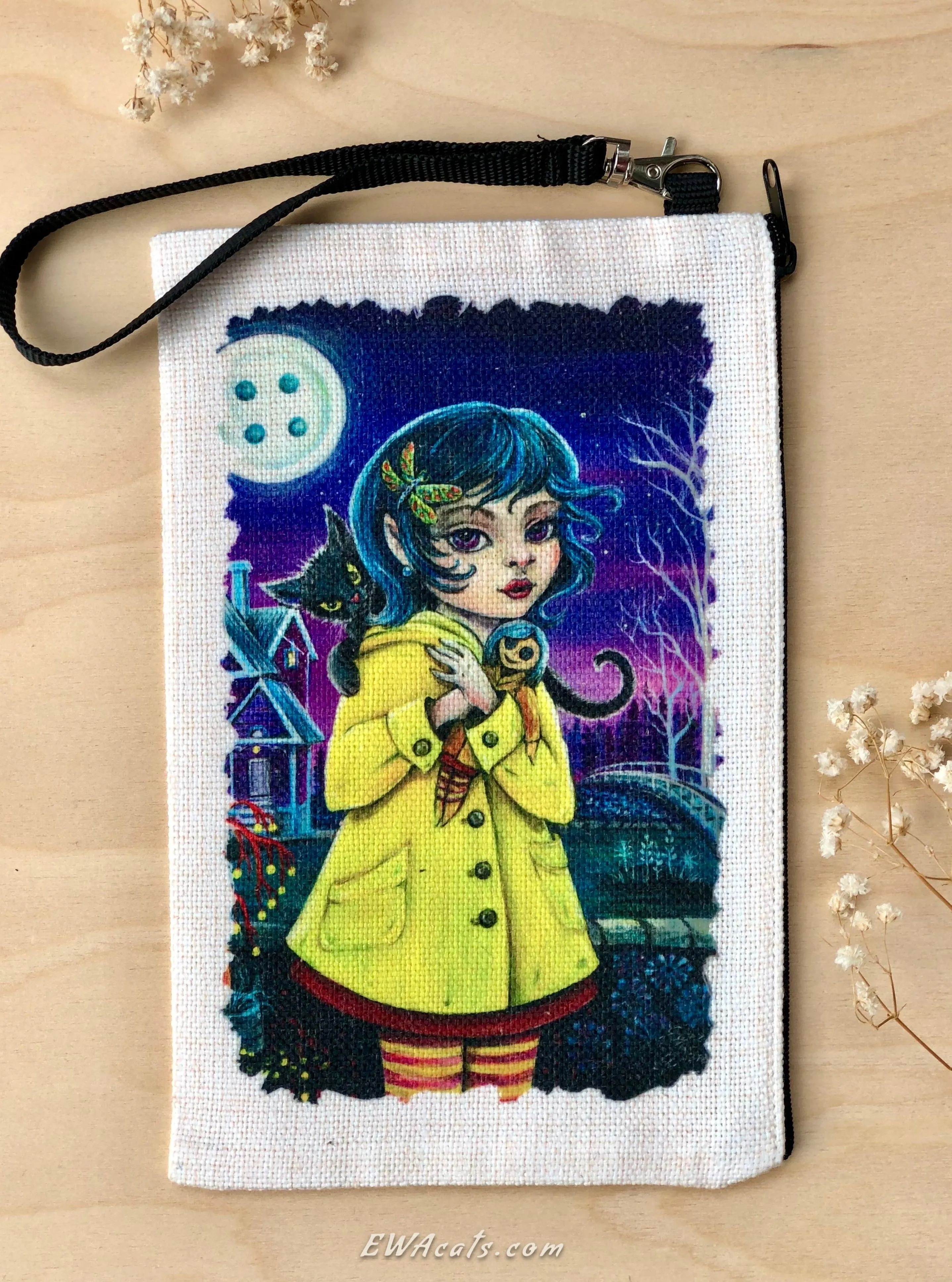 Linen Wallet "Coraline"