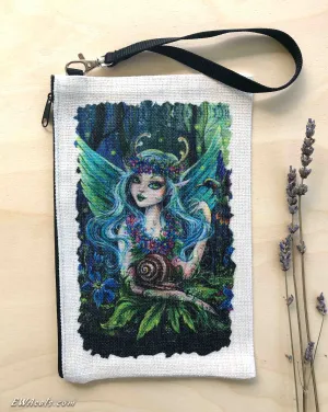 Linen Wallet "Hummingbird Fairy"