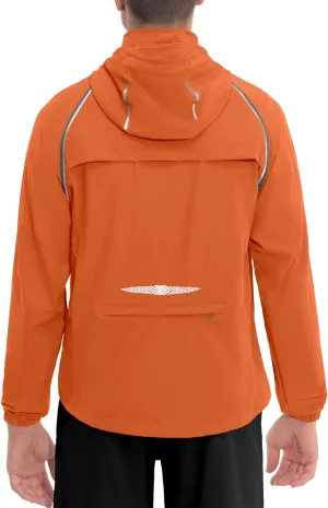 Little Donkey Andy Men's Quick-dry Running Jacket, Convertible UPF 50  Cycling Jacket Windbreaker with Removable Sleeves