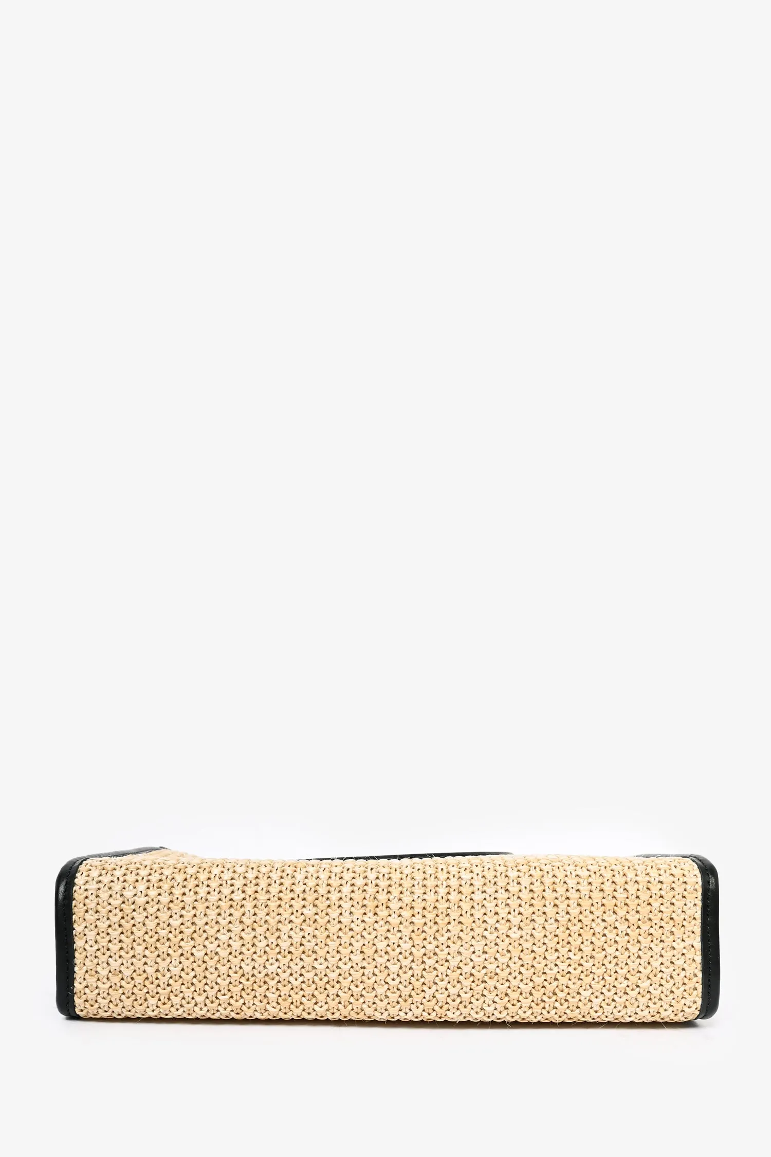 Louis Vuitton Beige/Black Raffia/Leather Toiletry Pouch on Chain