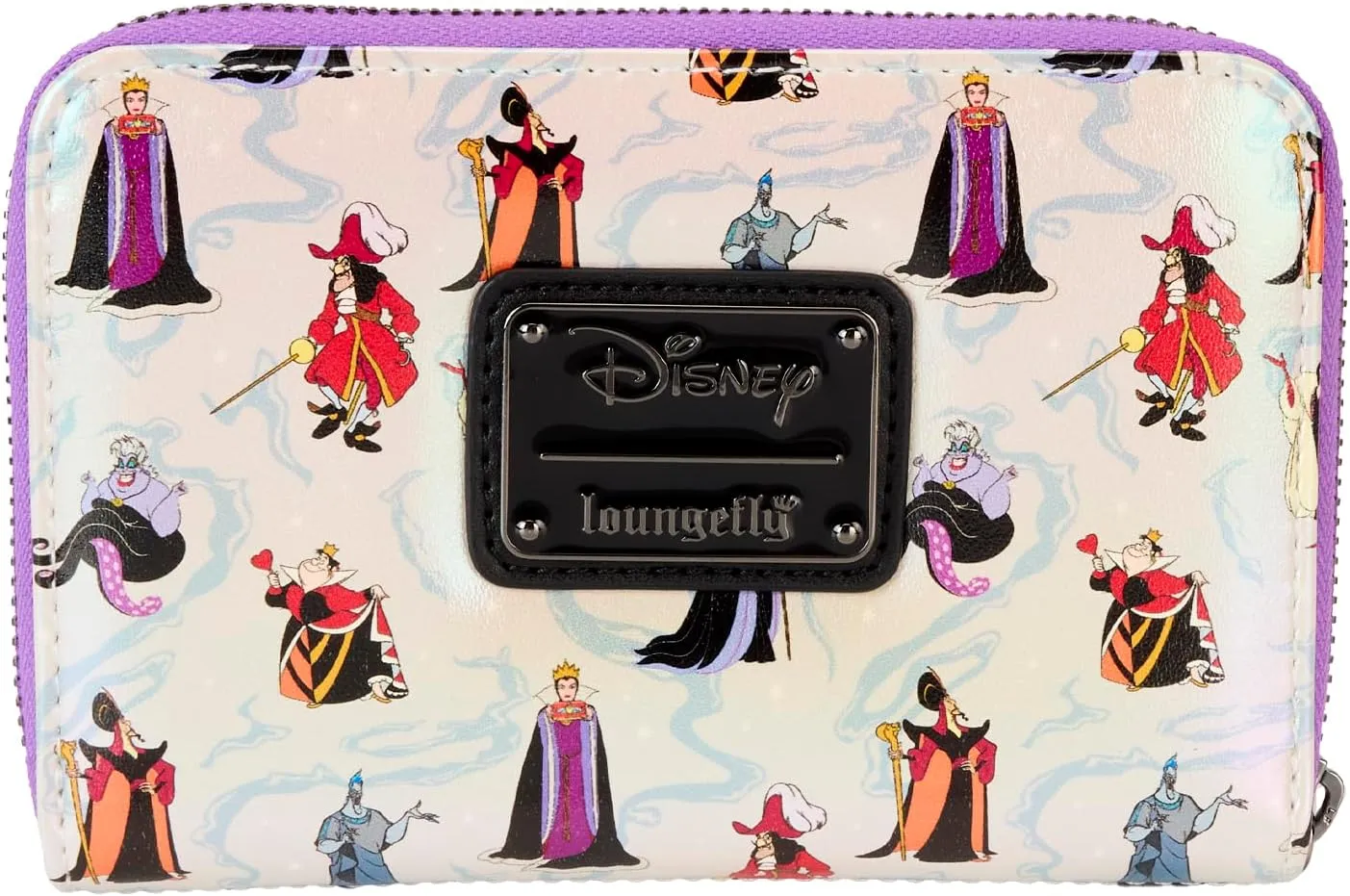 Loungefly Disney Villains Iridescent Zip Around Wallet