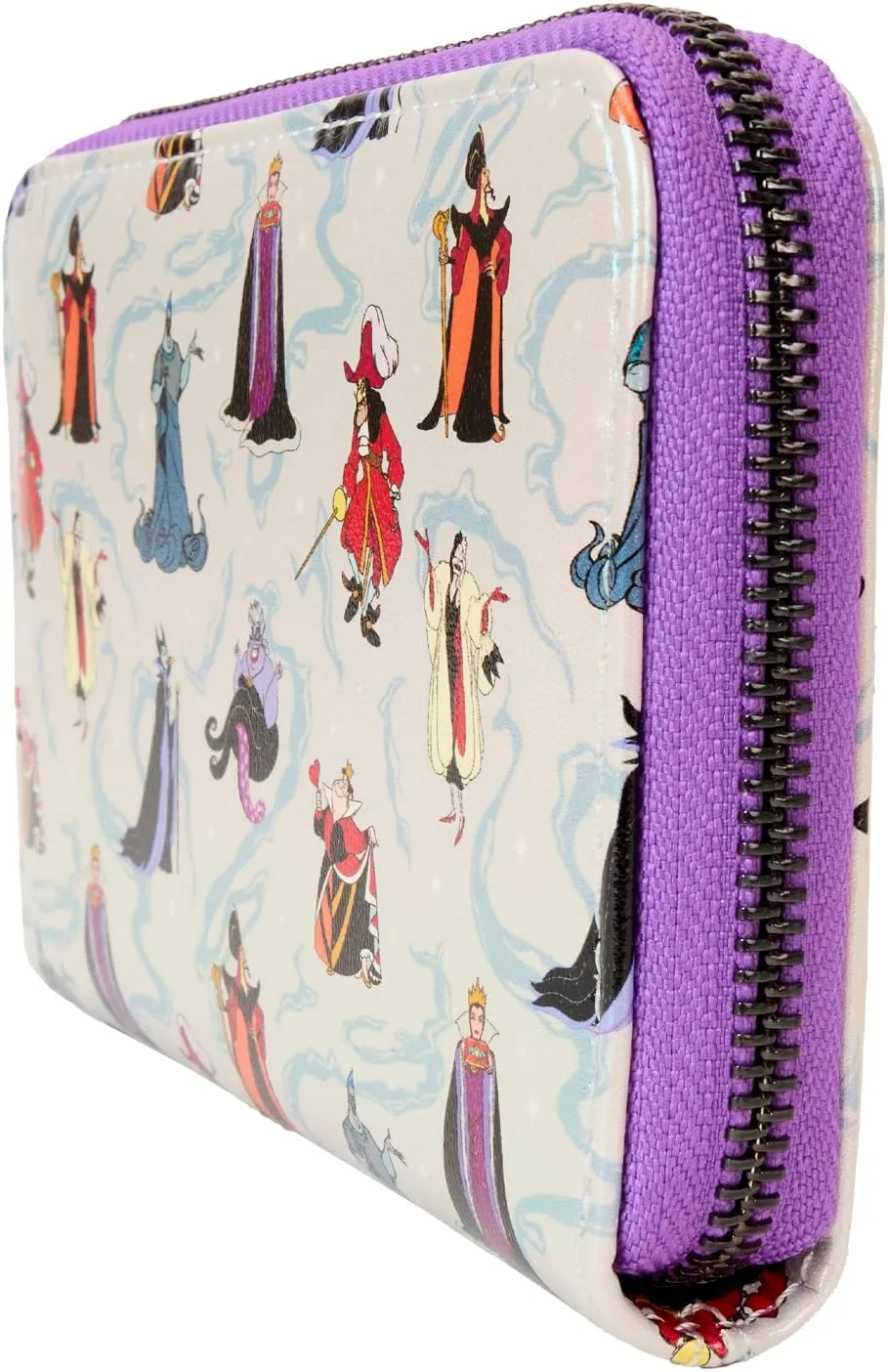 Loungefly Disney Villains Iridescent Zip Around Wallet