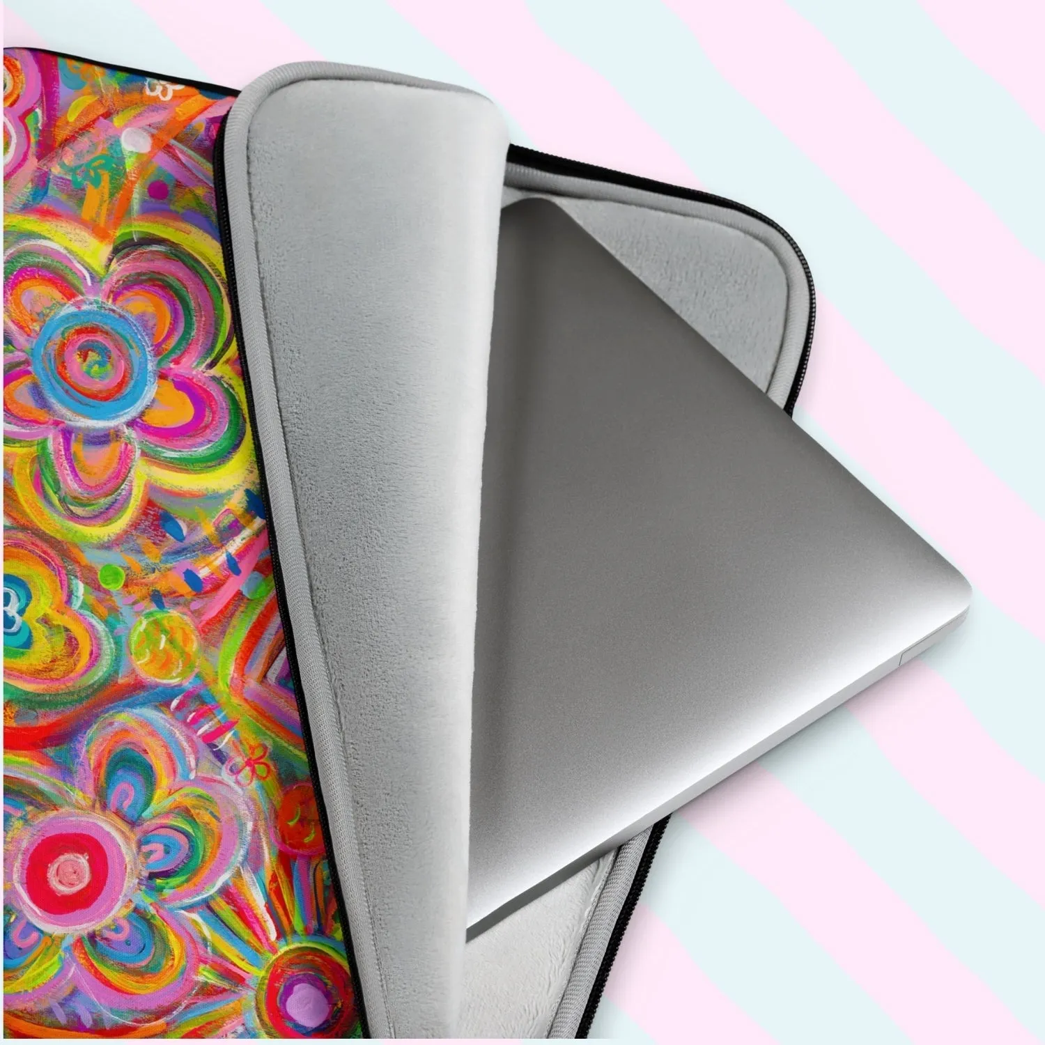 Love in Neon Laptop Sleeve