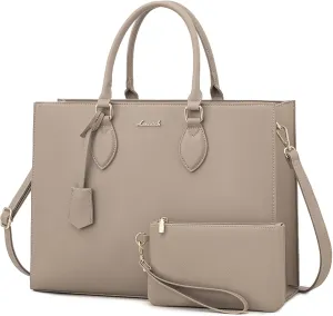 LOVEVOOK Women's 15.6 Inch Laptop Tote Briefcase Business Office Bag