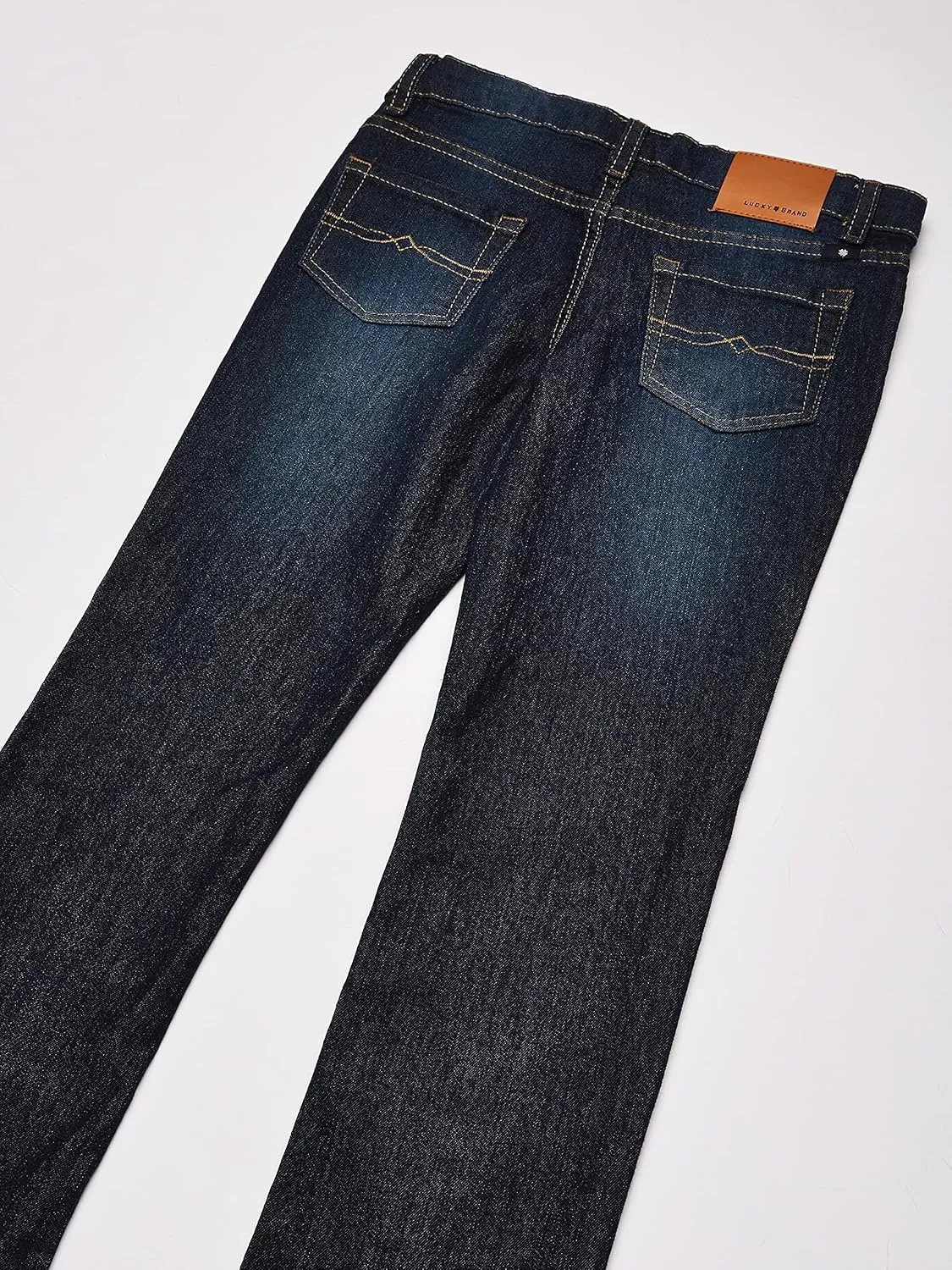 Lucky Brand Girls' Bootcut Fit Stretch Denim Jean with Zipper Closure & Pocket S