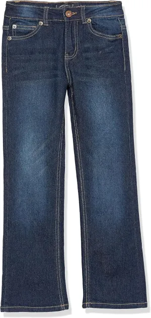 Lucky Brand Girls' Bootcut Fit Stretch Denim Jean with Zipper Closure & Pocket S