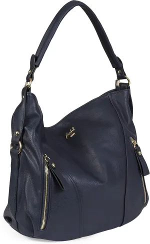 Mabel Large Tote Shoulder Bag – Faux Leather Everyday Handbag – Spacious Slouch Style Purse – Paula