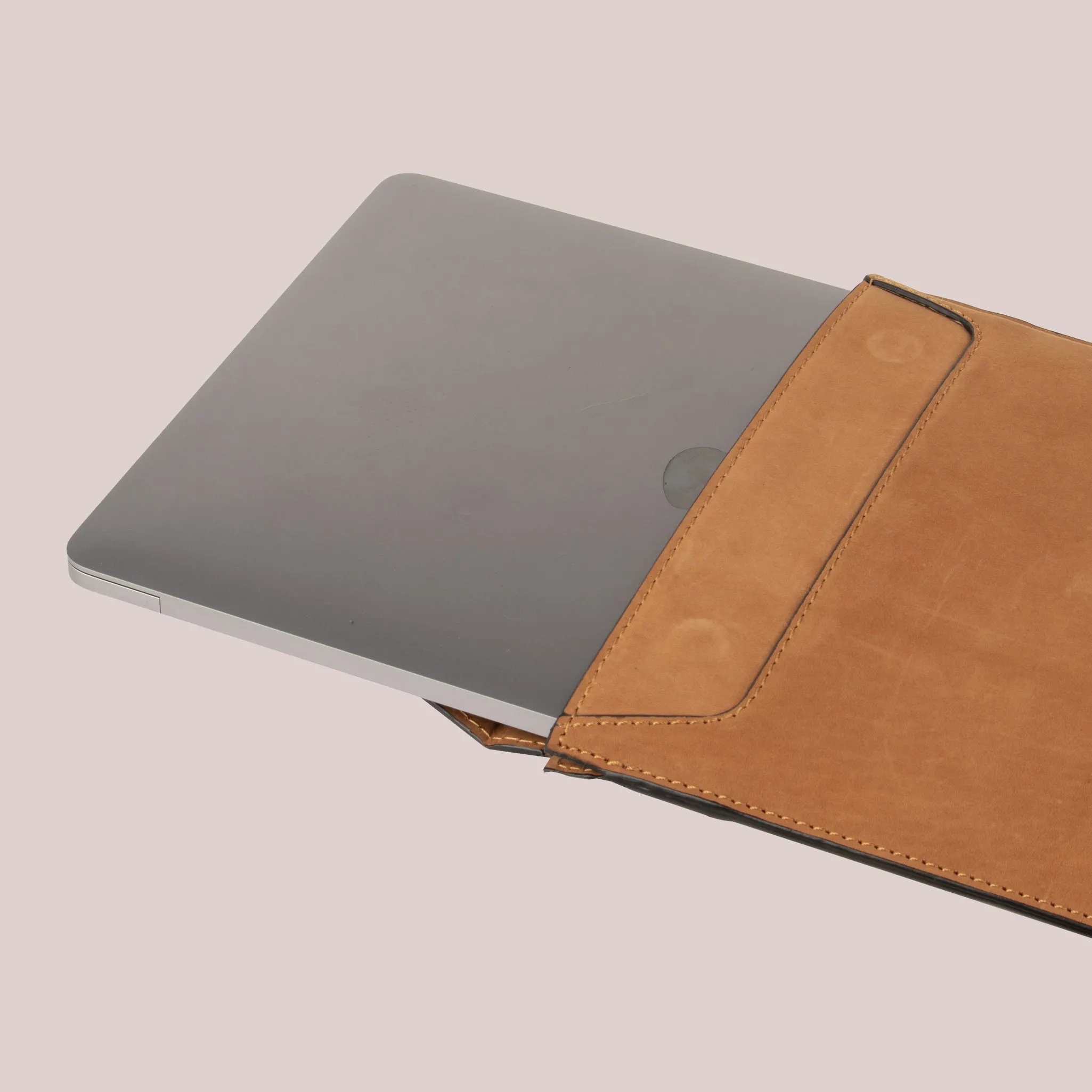 MacBook Air 15 Note sleeve - Vintage Tan