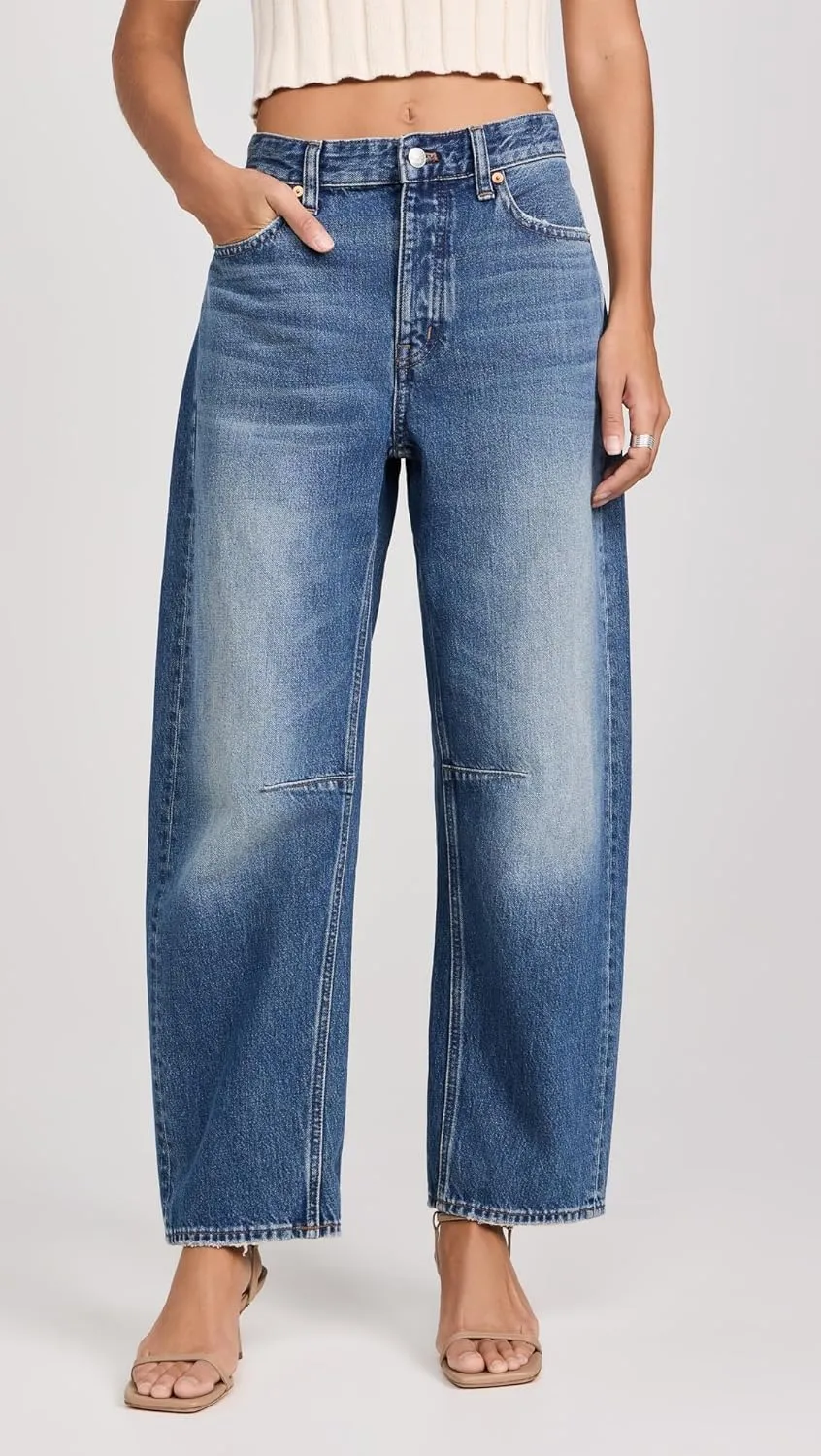 Madewell Women's The Darted Barrel-Leg Jean