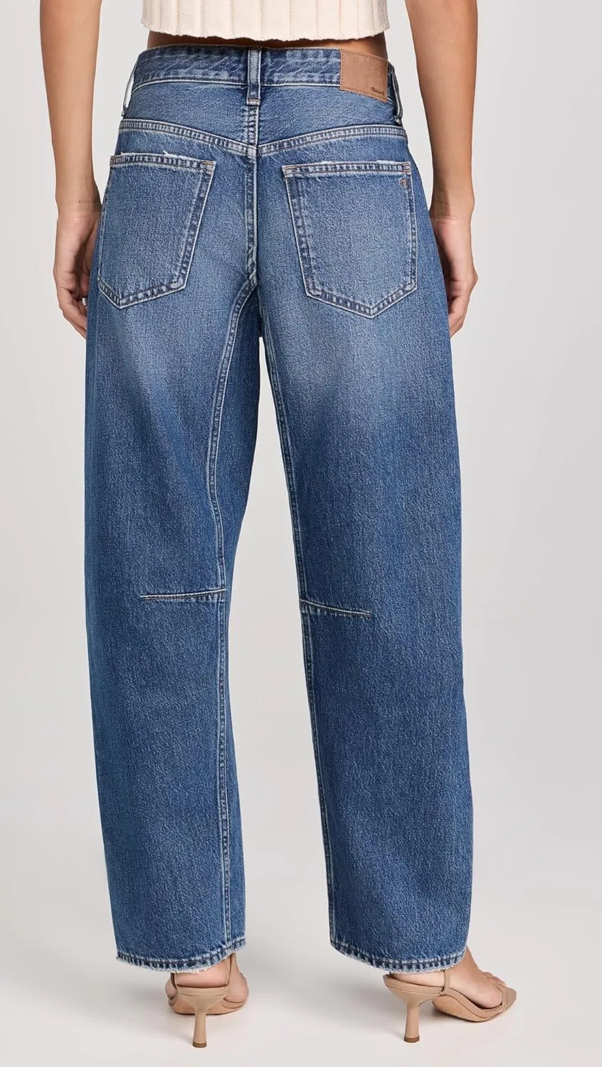 Madewell Women's The Darted Barrel-Leg Jean