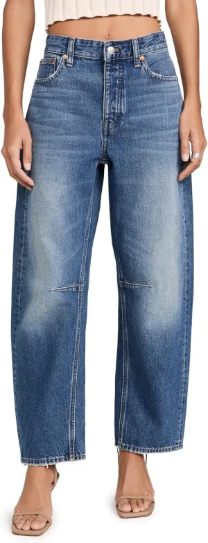 Madewell Women's The Darted Barrel-Leg Jean