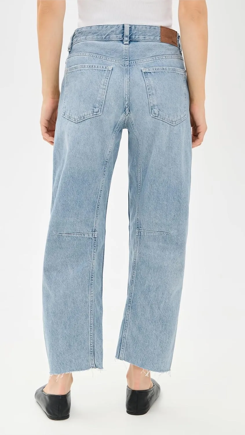 Madewell Women's The Darted Barrel-Leg Jean