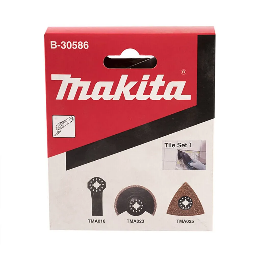 Makita Multi Tool Set Tile Set 1 | Model : B-30586