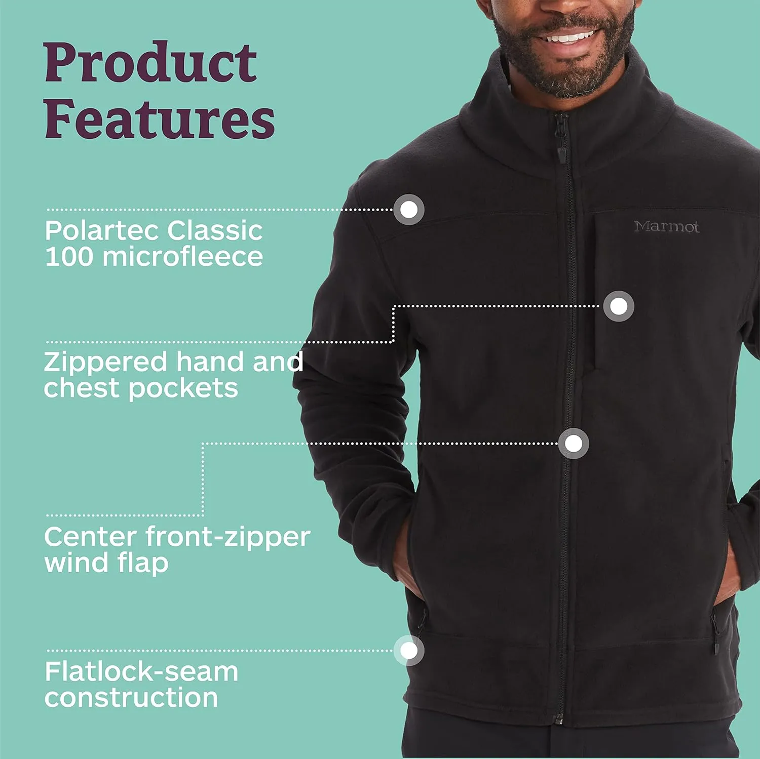 MARMOT Men's Reactor Polartec Jacket