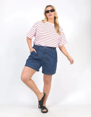Matilda Denim Short - Dark Blue
