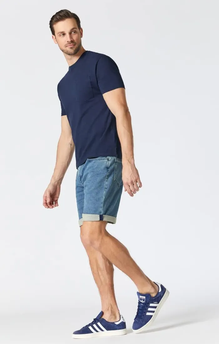 Mavi Men's Brian Mid-Rise Denim Shorts