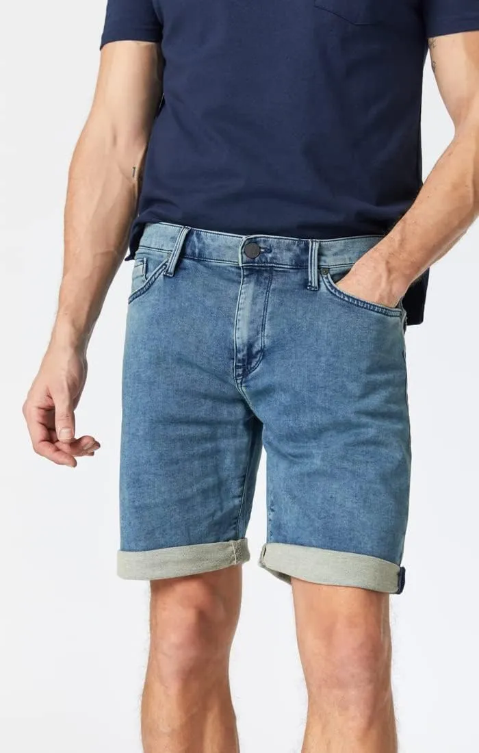 Mavi Men's Brian Mid-Rise Denim Shorts