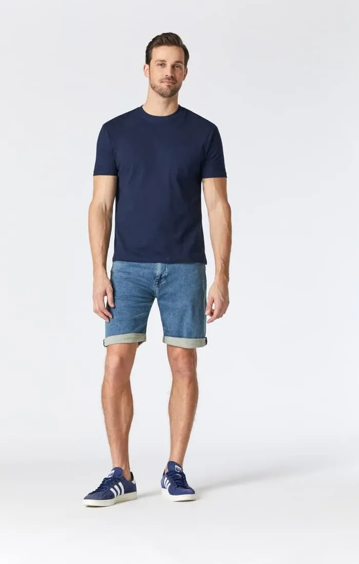 Mavi Men's Brian Mid-Rise Denim Shorts