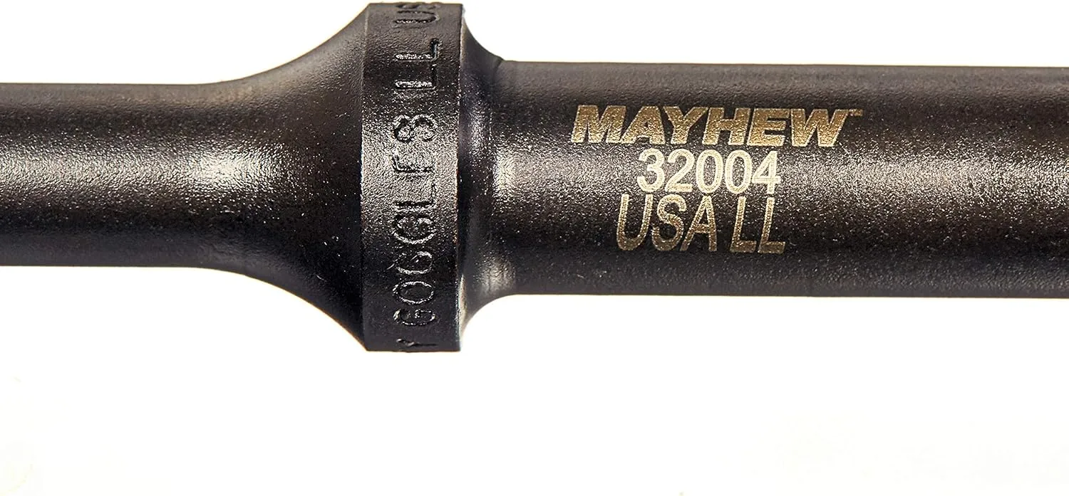Mayhew Tools 32004 Pneumatic Hammer, 1" x 6" Ball Peen, Black Oxide Finish