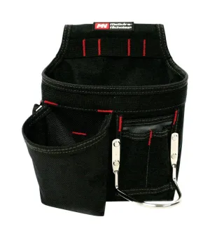 McGuire-Nicholas Polyester Tool Pouch 6 pocket Black 1 pc