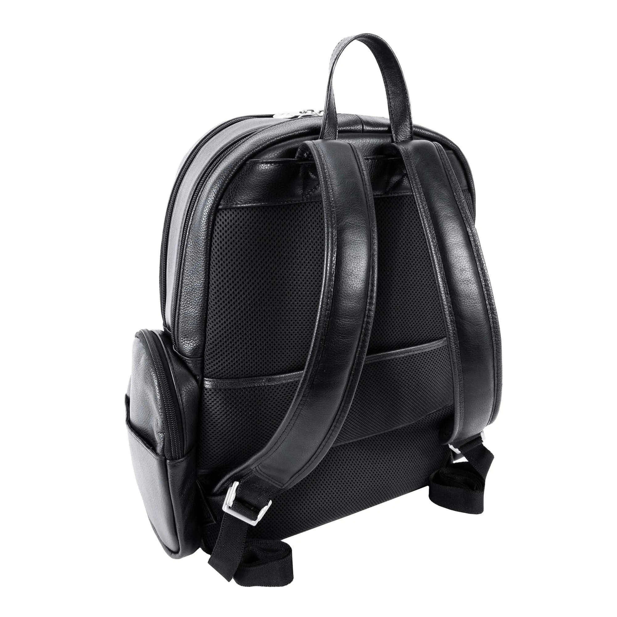 McKlein USA Cumberland 15" Leather Dual Compartment Laptop Backpack