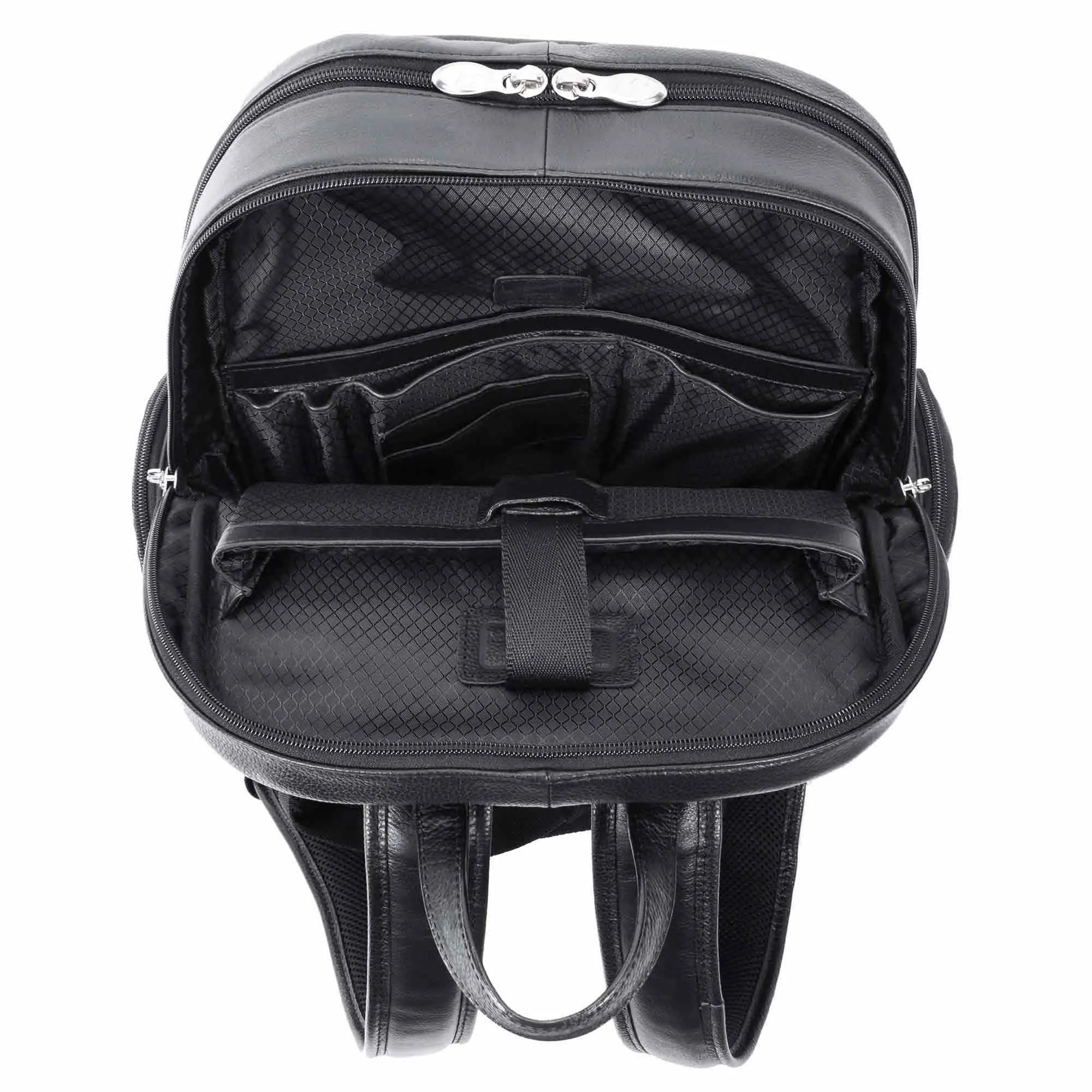 McKlein USA Cumberland 15" Leather Dual Compartment Laptop Backpack