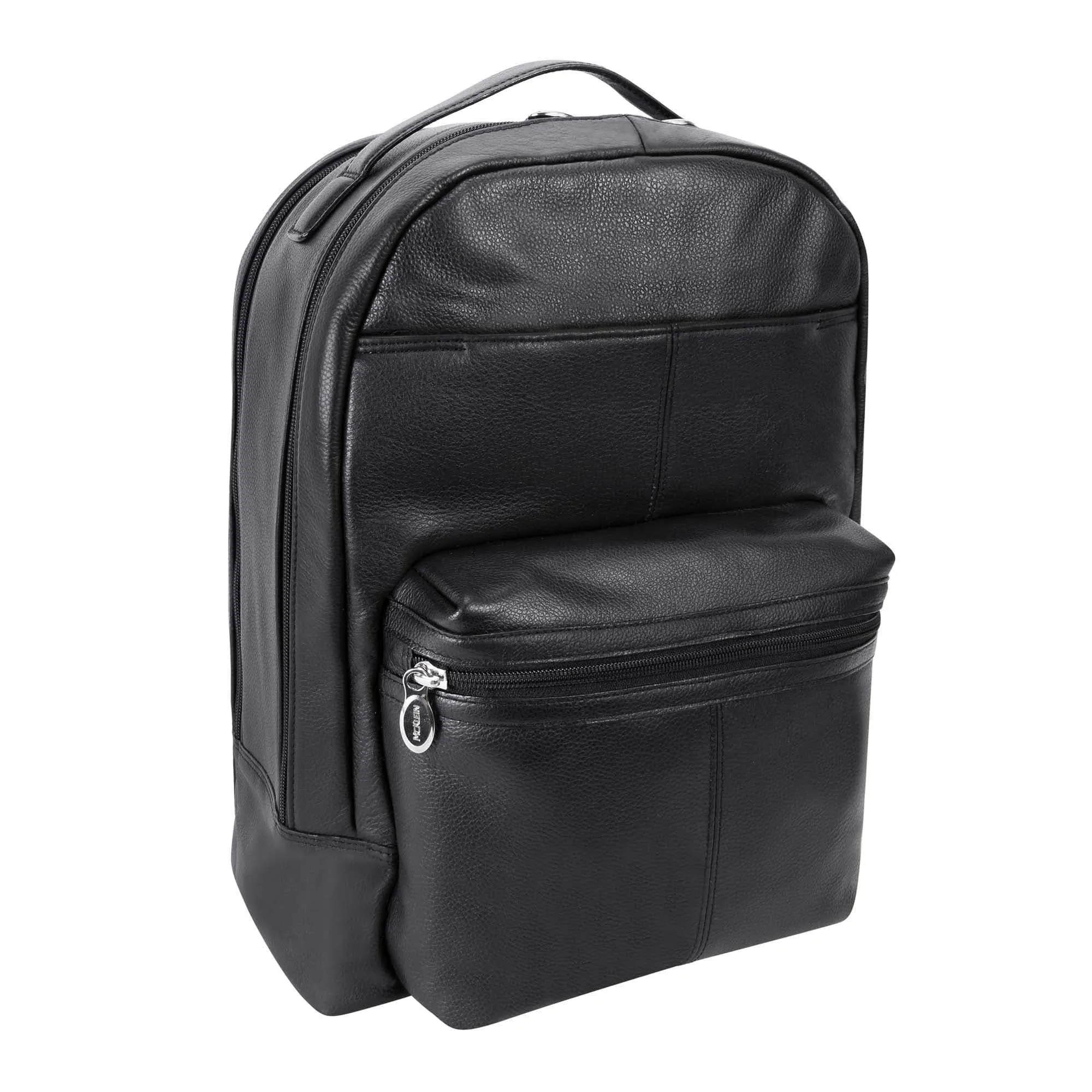 McKlein USA Parker 15" Leather Dual Compartment Laptop Backpack