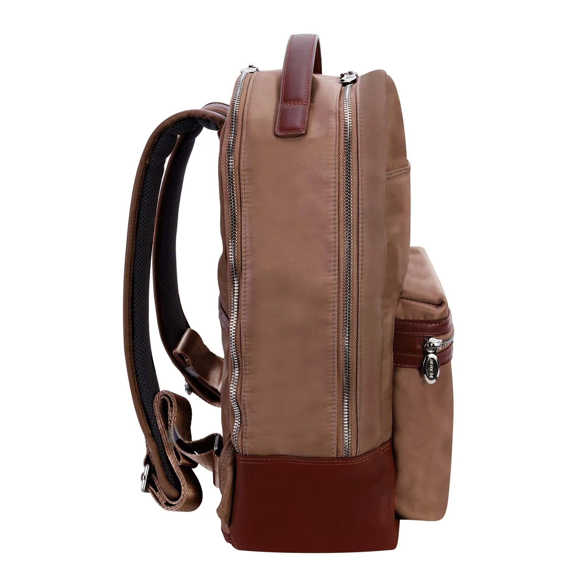McKlein USA Parker Nylon Dual Compartment Laptop Backpack