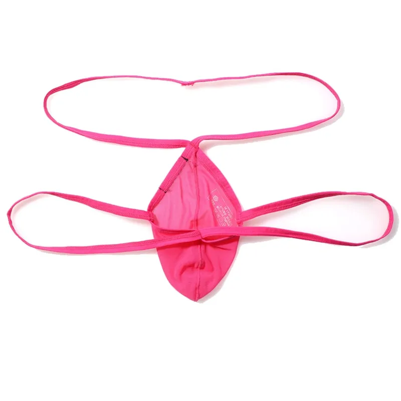Men Briefs Thongs Pouch Mesh Transparent Underwear