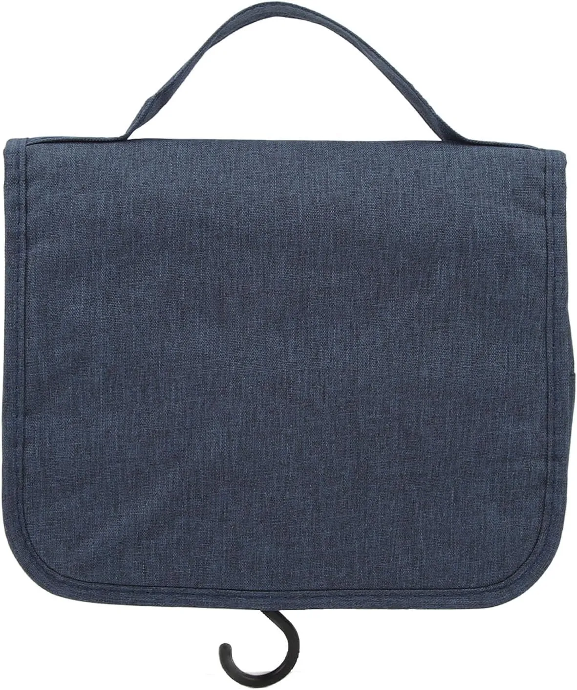 Men Business Travel Toiletry Bag Large Capacity Hanging Bag for Traveling Camping (Dark Blue)