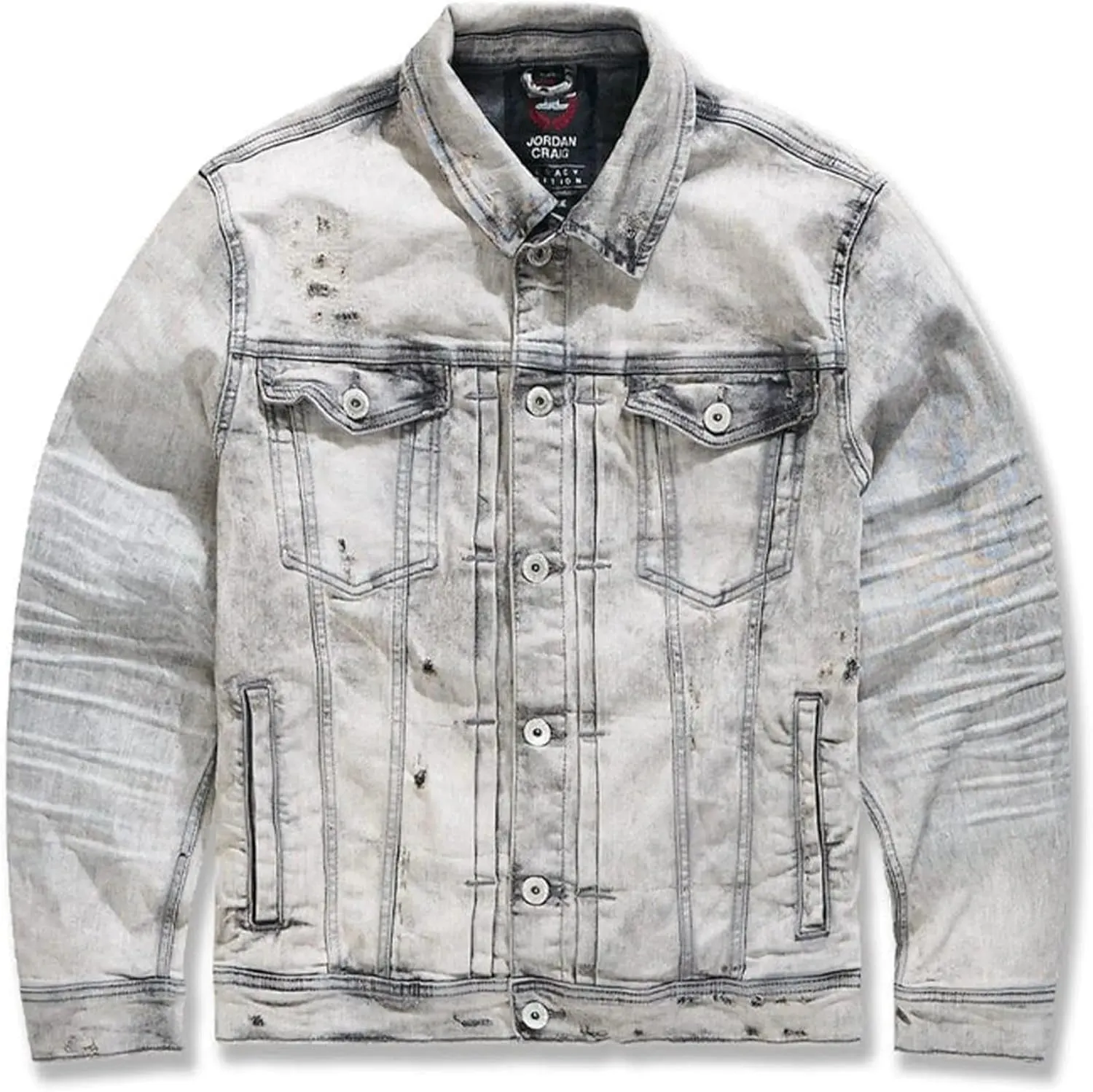 Men Desperado Denim Jacket (Bone White)