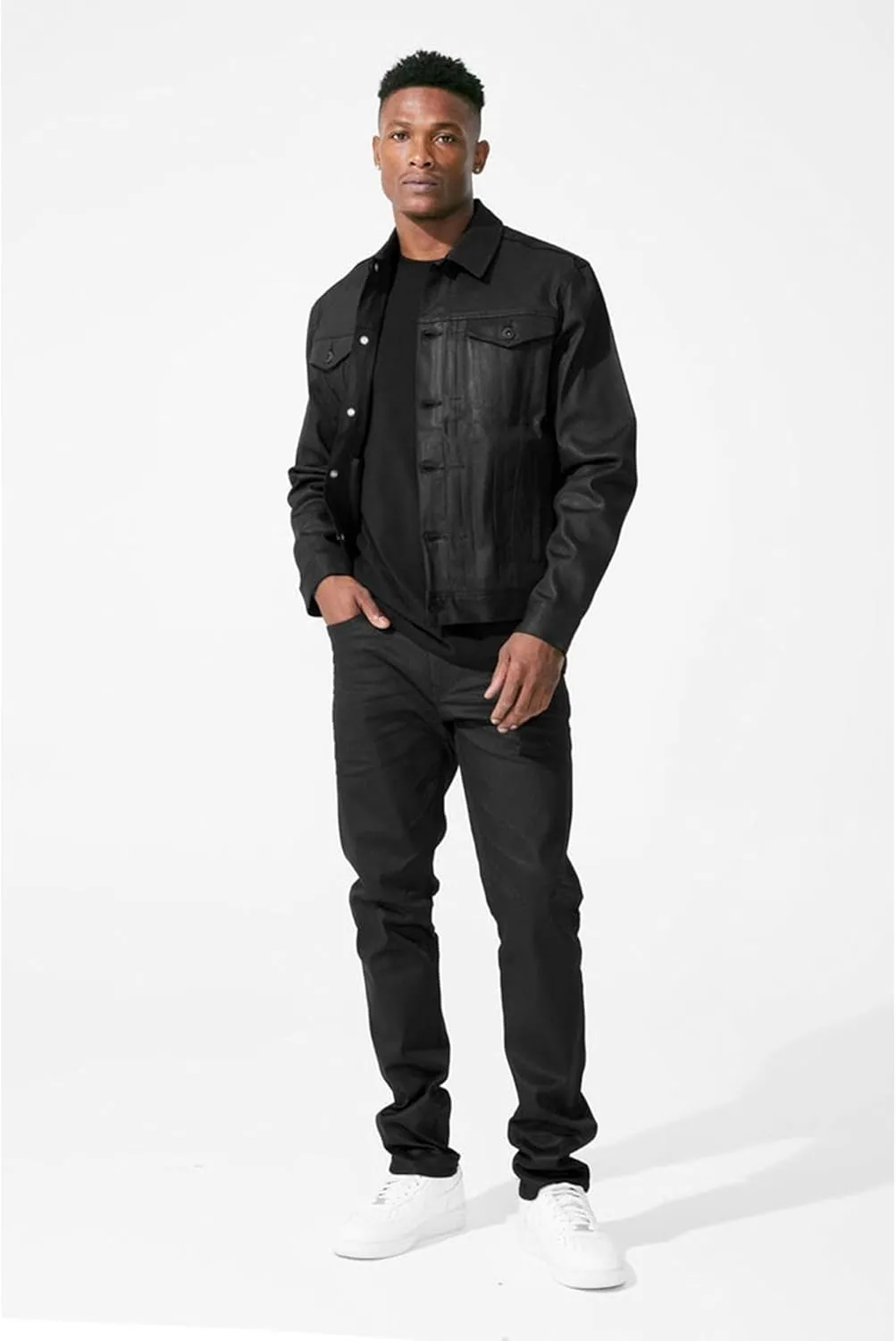 Men Smooth Criminal Jeans (Jet Black)