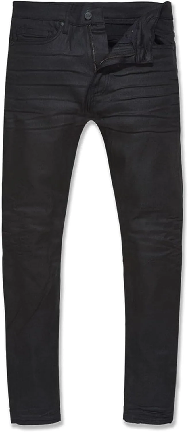 Men Smooth Criminal Jeans (Jet Black)