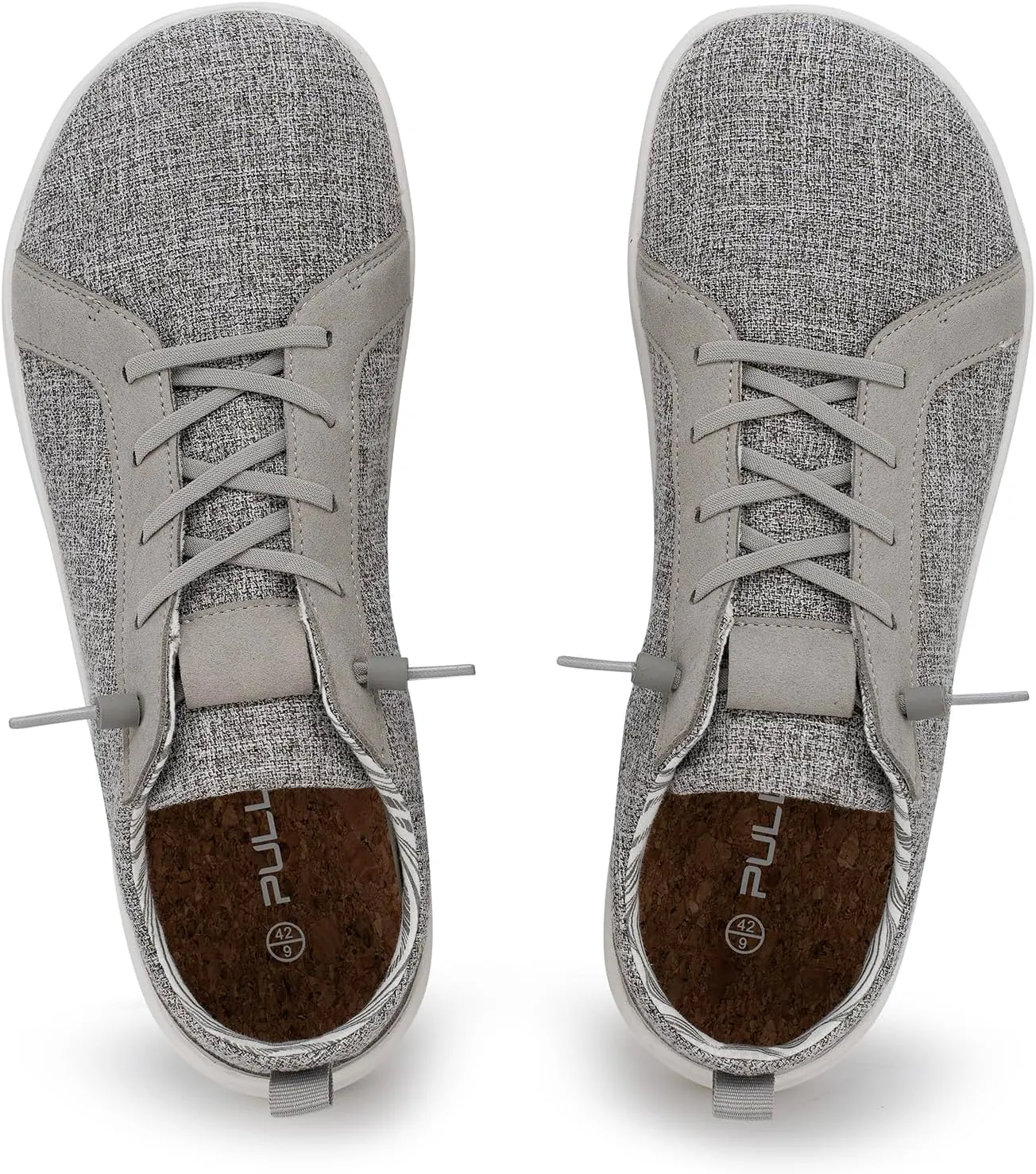 Men's Barefoot Wide Toe Box Shoes - Minimalist Barefoot Shoes with Zero Drop Sole Extra Wide Slip on Walking Shoes for Men