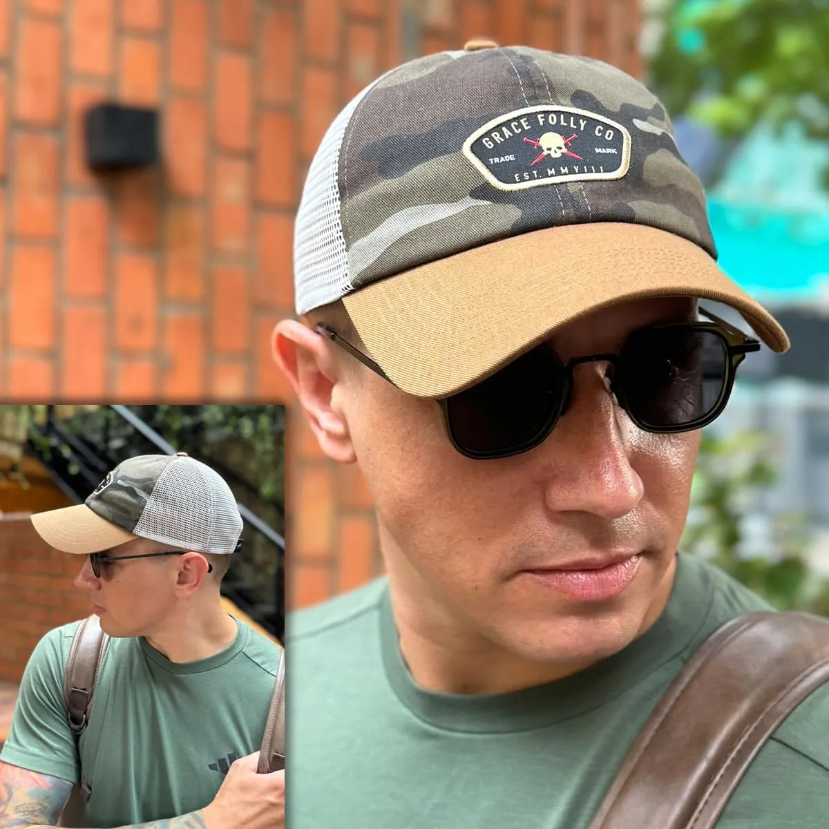 Men’s Baseball Cap in Cool Dad Hat Design with Mesh to Stay Cool at The Beach in Summer