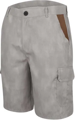 Men's Camo Cargo Shorts Outdoor Relaxed Fit Elastic Waist Sport Shorts Jogger SweatShorts with Multi-Pocket for Men