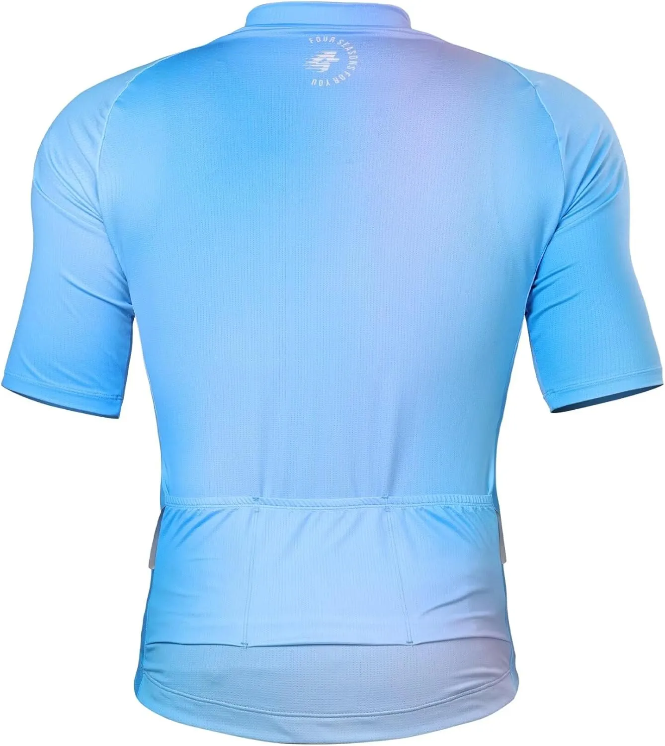 Men's Cycling Jersey Breathable Lightweight Short Sleeve Elastic Pro Road Bike Shirt Full Zip