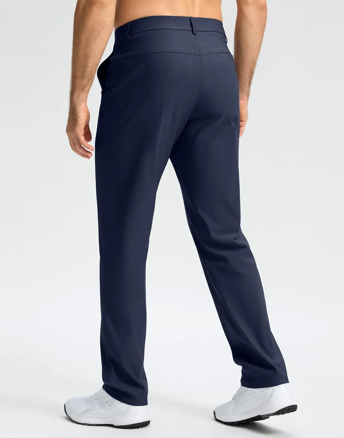 Mens Golf Pants 30"/32"/34" Stretch Dress Pants Quick Dry Casual Slacks Work Business Trousers for Men with Pockets