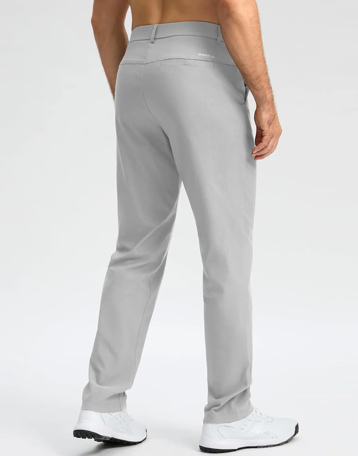 Mens Golf Pants 30"/32"/34" Stretch Dress Pants Quick Dry Casual Slacks Work Business Trousers for Men with Pockets